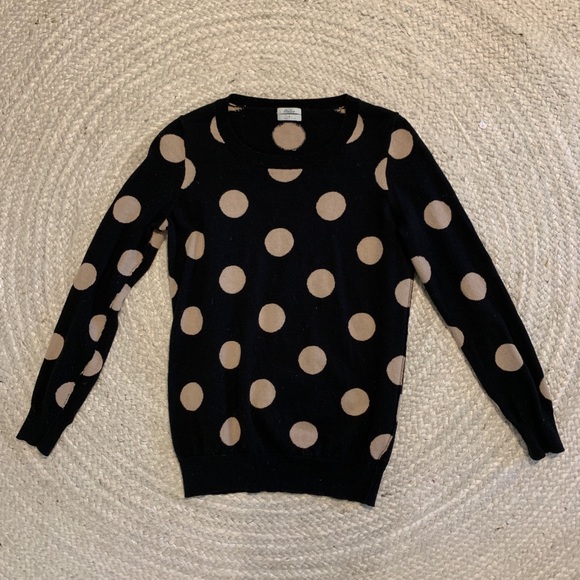 J. Crew Sweaters - J. Crew Wallace Polka Dot Sweater